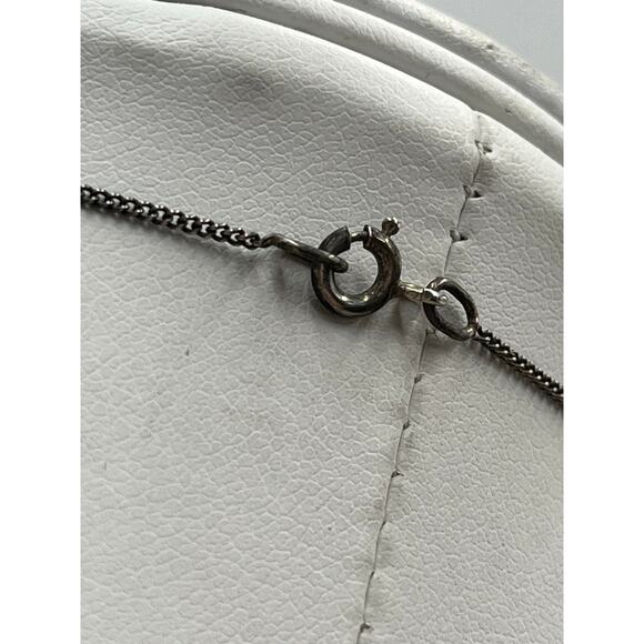 WAXING POETIC WP Sterling Silver Fleur De Lis Wax Sealed Pendant Necklace 16". - Picture 11 of 13